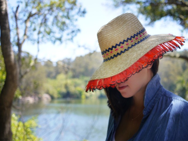 DIY Straw Hat With Lola Hats
