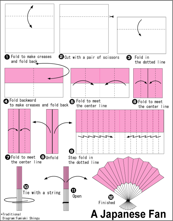 How to Make a Paper Fan? Paper Fan Step by Step Instructions