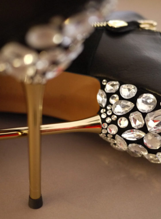 DIY Miu Miu Jeweled Heels