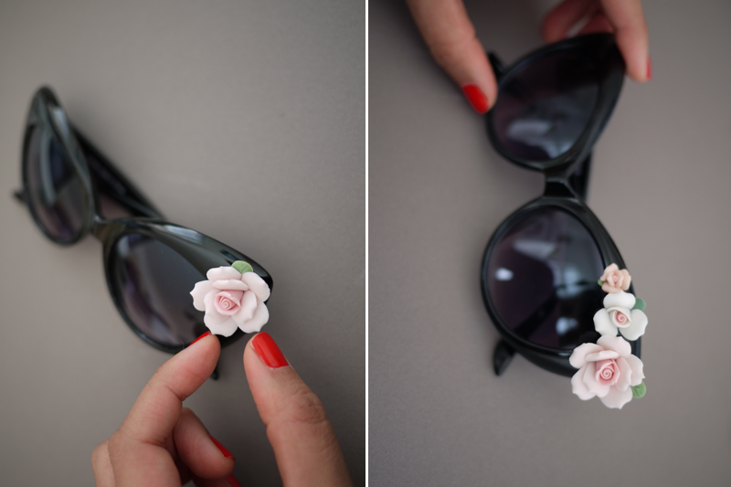 chanel sunglasses flower sides