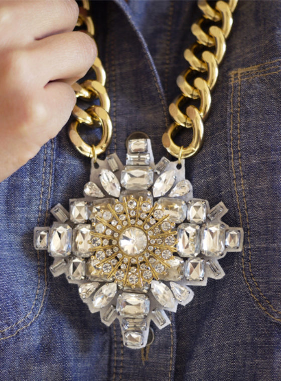 DIY Crystal Pendant Necklace
