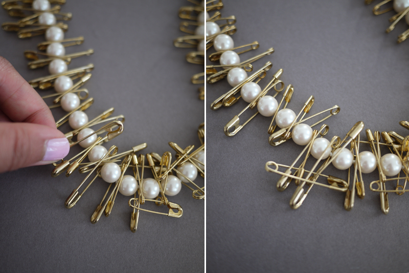 Diy Pearl Safety Pin Necklace Honestly - Pearl Necklace Tutorial Fashion Jewelry Diy
