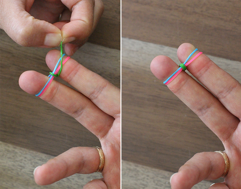 how to make a fishtail bracelet step by step with loom