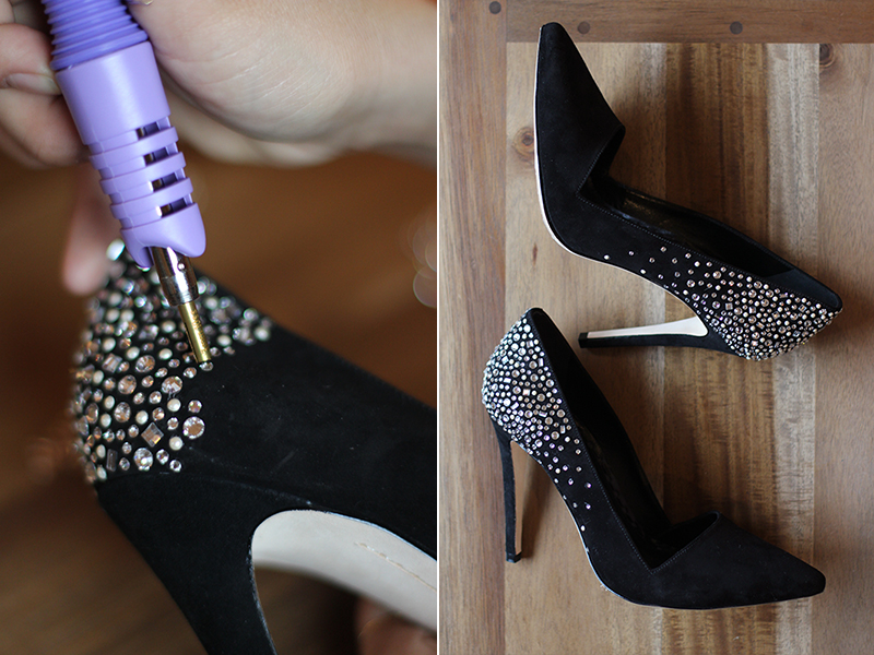 DIY Crystal Confetti Party Shoes – Honestly WTF
