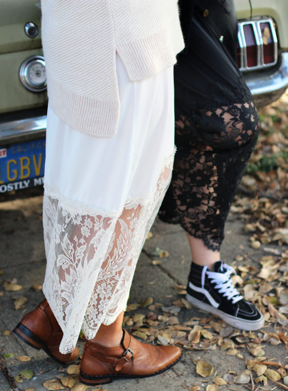 DIY Lace Layering Skirt