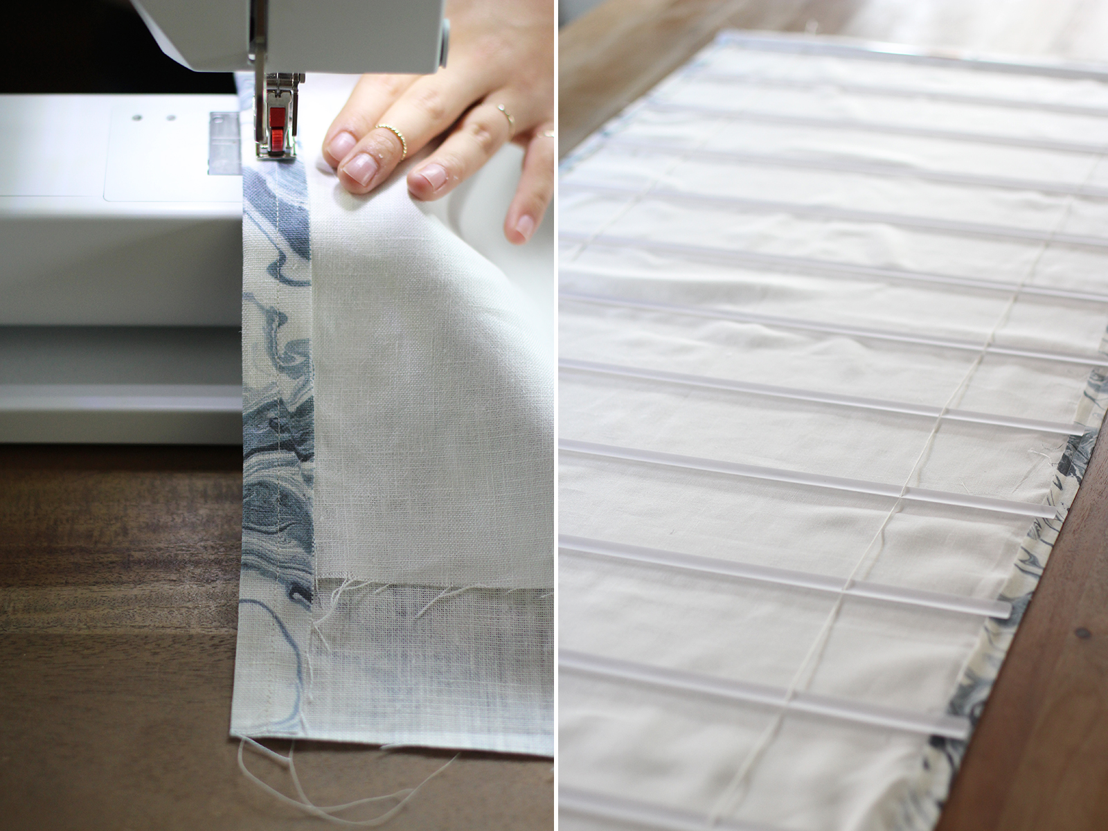как сделать римскую штору из ткани