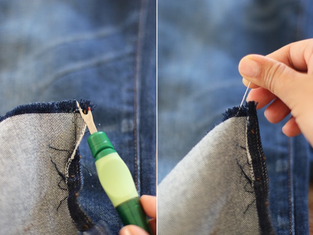 DIY Frayed Denim – Honestly WTF