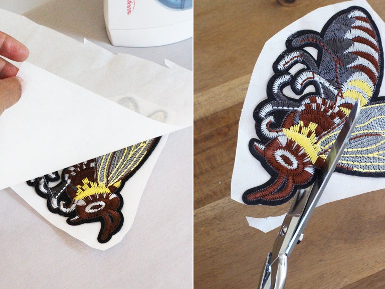 DIY Embroidered Patch Denim Jacket Honestly WTF