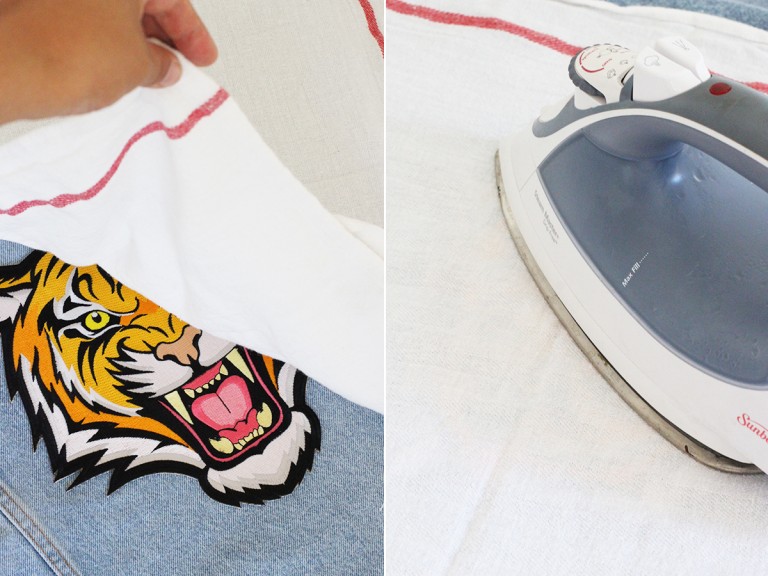 DIY Embroidered Patch Denim Jacket Honestly WTF