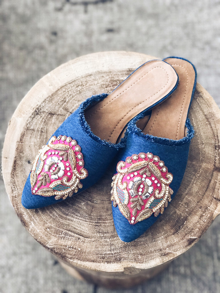 DIY Embellished Mules – Honestly WTF