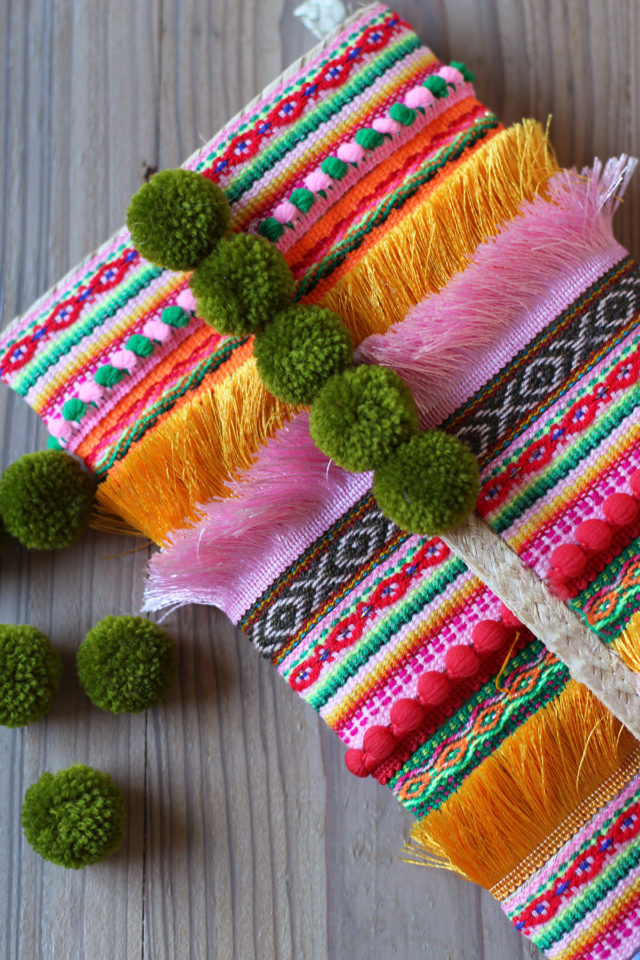 DIY Embellished Straw Clutch Honestly WTF