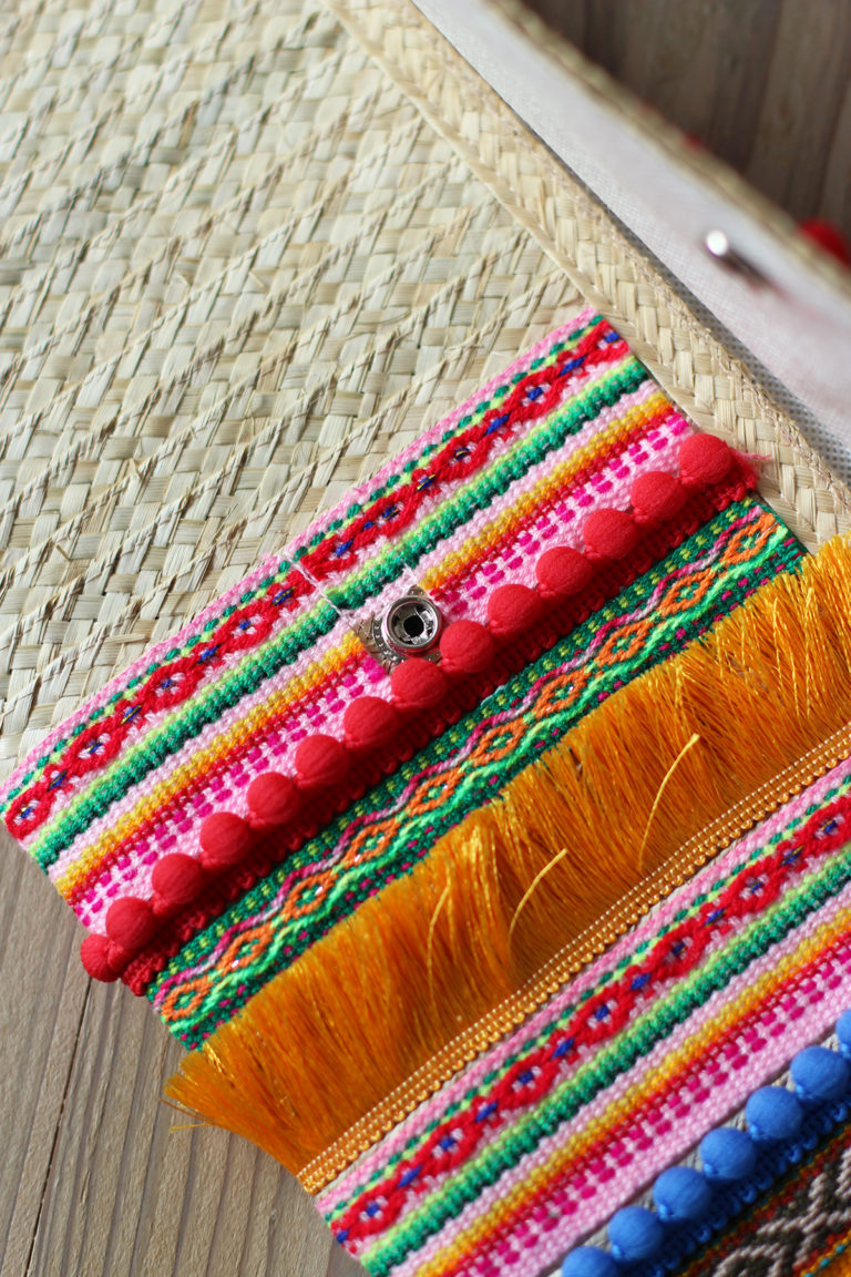 DIY Embellished Straw Clutch Honestly WTF