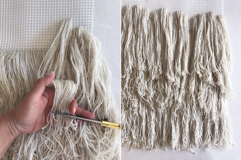 DIY Latch Hook Wall Hanging Honestly WTF