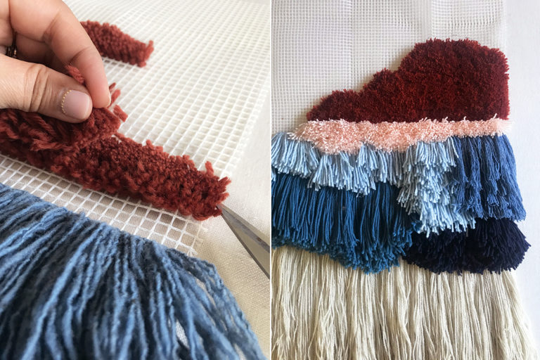 DIY Latch Hook Wall Hanging Honestly WTF