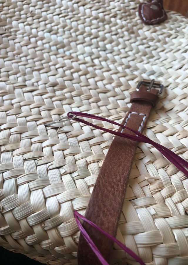 DIY Embroidered Straw Bag Honestly WTF