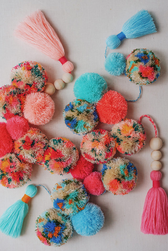 DIY The Perfect Tassel + Pom Pom Garland - Honestly WTF