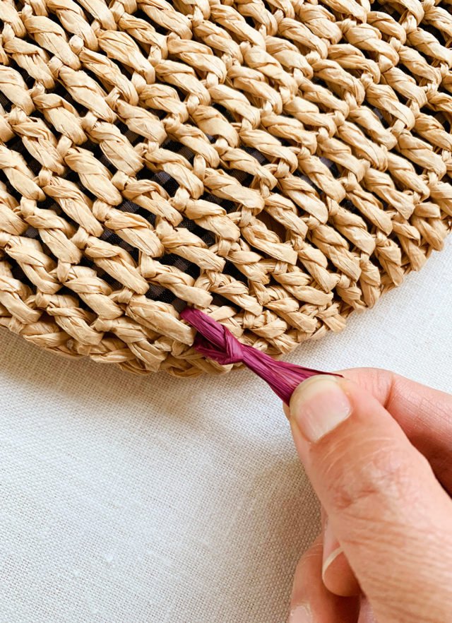 DIY Raffia Fringe Straw Bag Honestly WTF