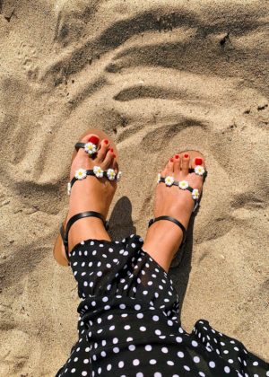 DIY Daisy Sandals