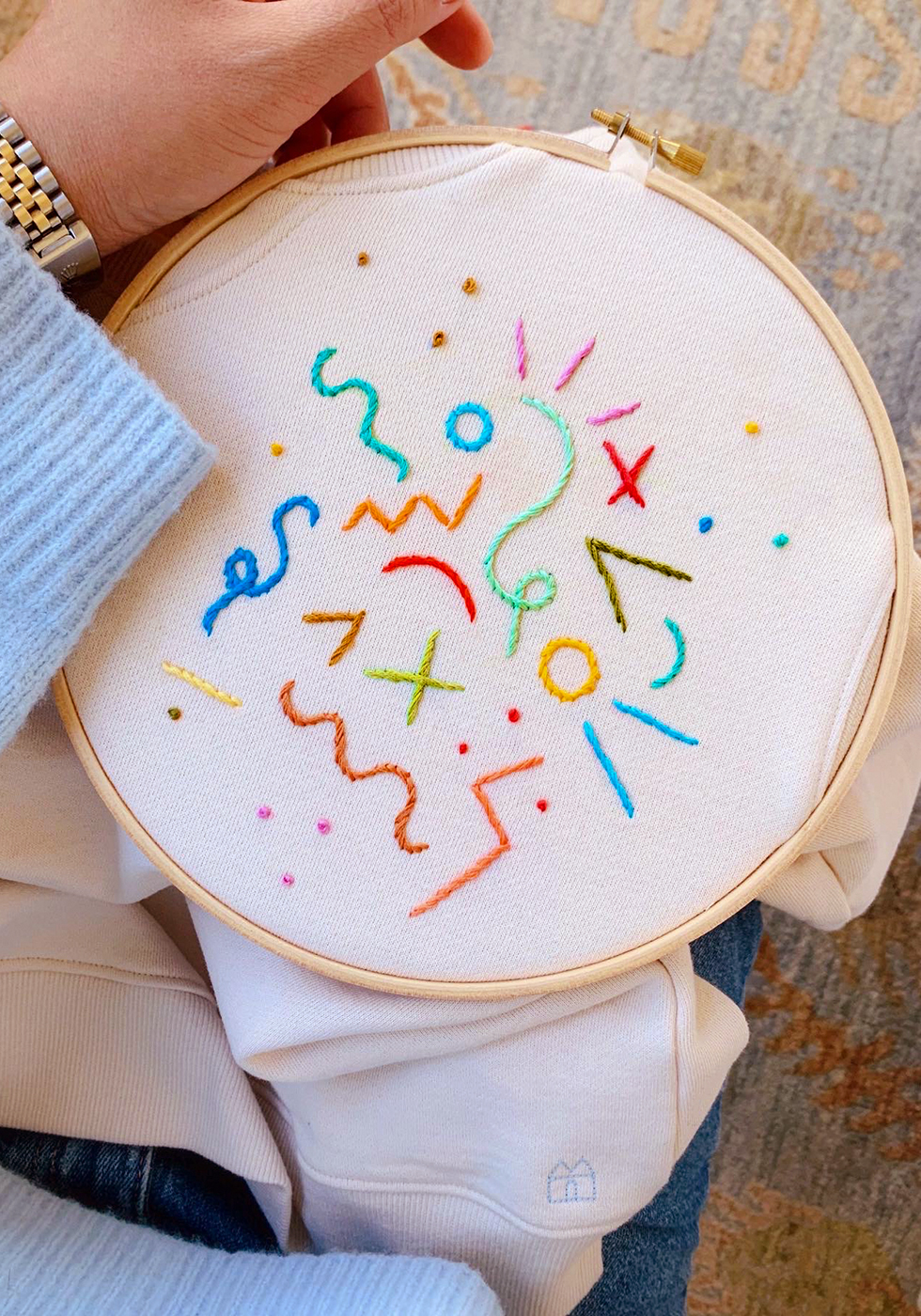 sweater embroidery