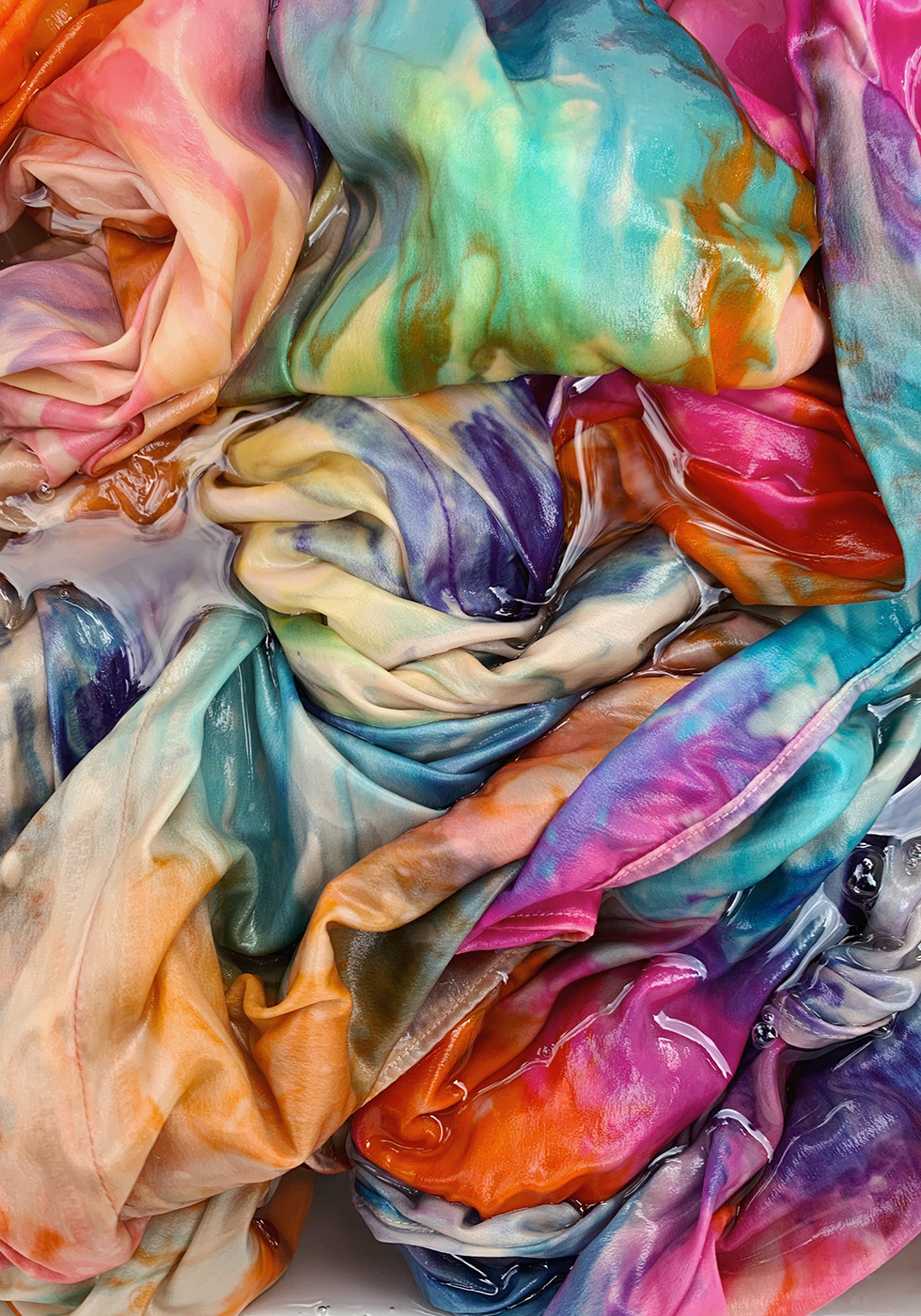 DIY Tissue Paper Tie Dyeing - Honestly WTF