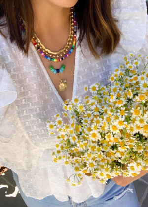 DIY Enamel Tube Necklace