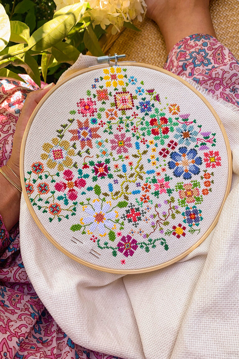 DIY Cross Stitching with a Pattern - Honestly WTF