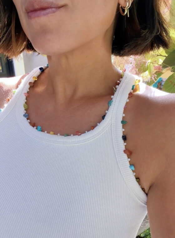 DIY Gemstone Tank Top